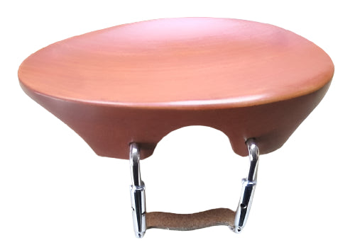 Viola chinrest- Flat Flesch-Boxwood