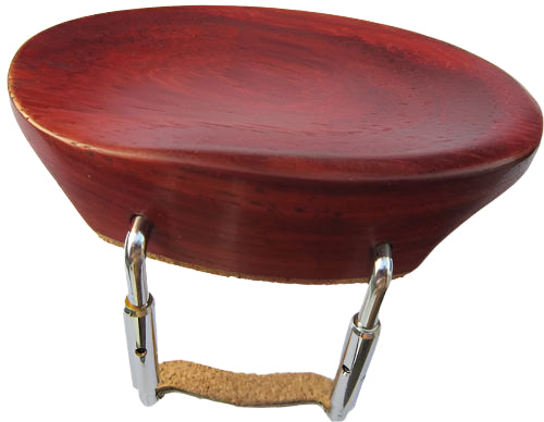 Violin chinrest- Flat Flesch-Side mounting- Paddock-Standard gold
