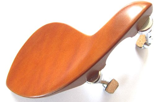 Violin chinrest- Guarneri-Castel flamed Boxwood