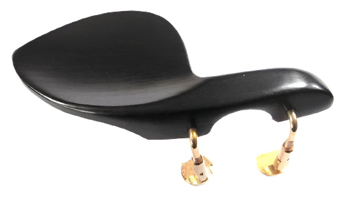 Viola chinrest- Guarneri-Ebony-Semi hill gold