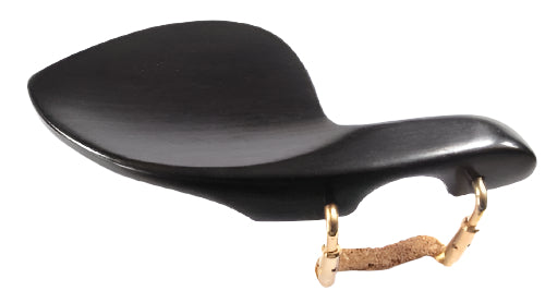 Violin chinrest- Guarneri-Ebony-gold