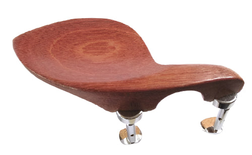 Violin chinrest- Guarneri-Mahogany-Hill chrome