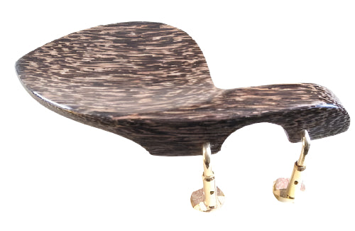 Viola chinrest- Guarneri-Tigerwood-Semi Hill gold