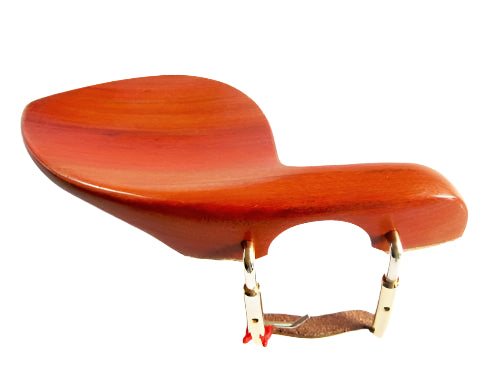 Violin chinrest- Guarneri-Boxwood-Gold brackets