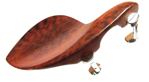 Violin chinrest- Guarneri-Snakewood-Hill chrome