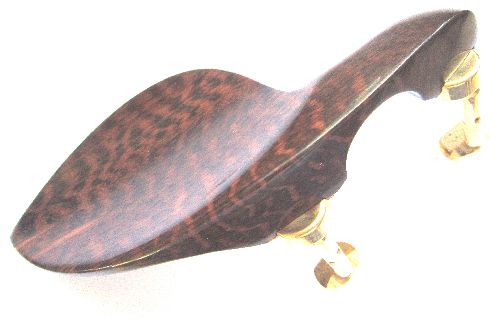 Violin chinrest- Guarneri-Snakewood-Hill gold