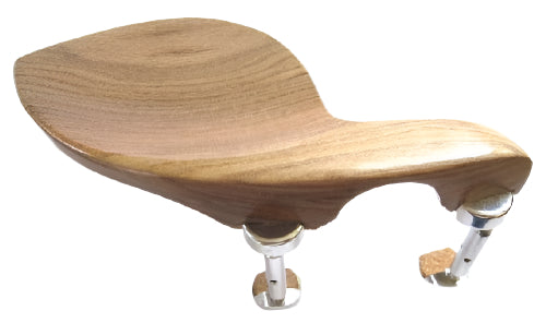 Viola chinrest- Guarneri-Teak-Hill chrome