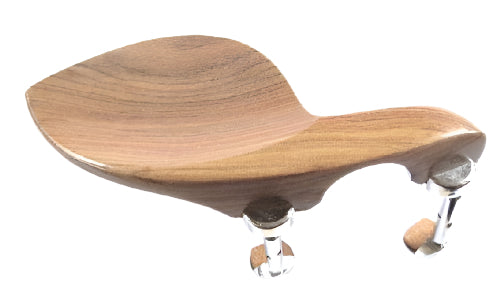 Viola chinrest- Guarneri-Walnut-hill chrome