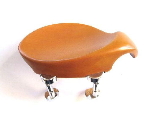 Viola chinrest- Hollywood-Boxwood-Hill chrome
