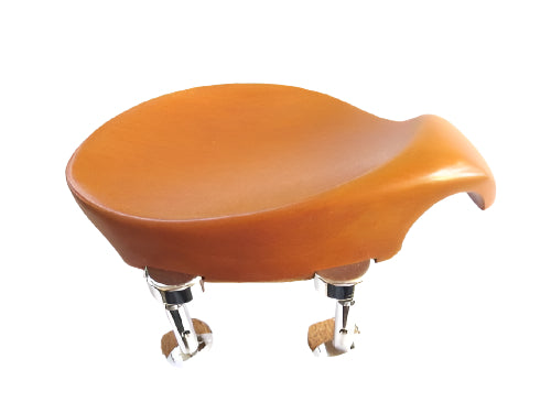 Violin chinrest- Hollywood-Boxwood-Hill chrome