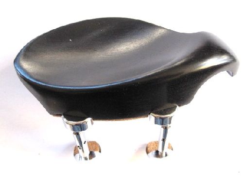 Viola chinrest- Hollywood-Ebony-Hill chrome