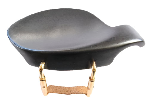 Viola chinrest- Hollywood-Ebony-gold