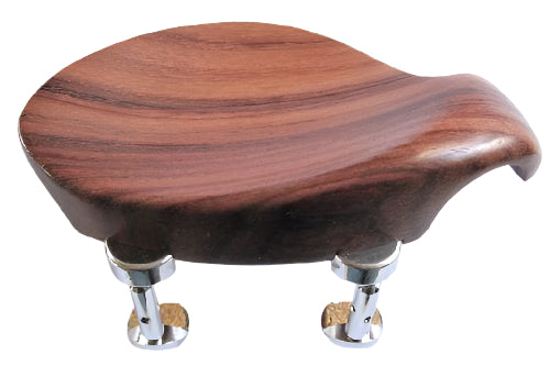 Violin chinrest- Hollywood-Rosewood-Hill chrome