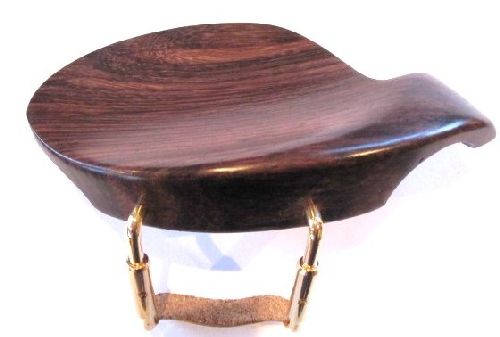 Viola chinrest- Hollywood-Rosewood-gold