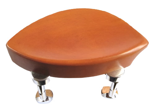 Violin chinrest- Kauffman-Boxwood-Hill chrome