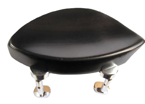 Viola chinrest- Kauffman-Ebony-Hill chrome