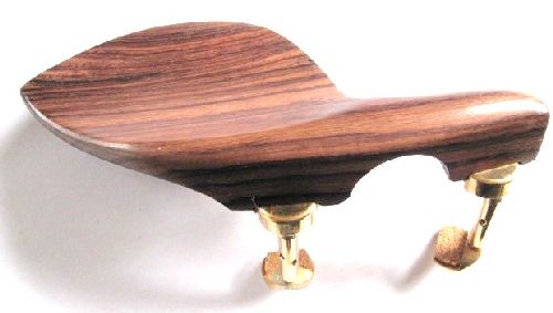 Viola chinrest- Large Strad-Rosewood-Hill Gold