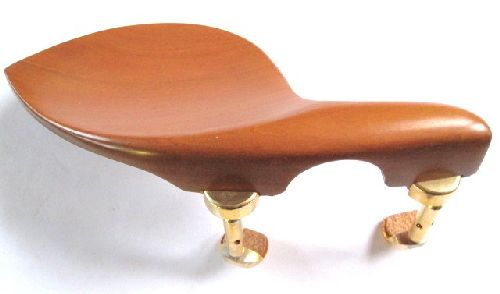 Violin chinrest- Large Strad-Boxwood Hill-Gold