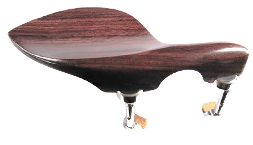 Viola chinrest- Large strad-Rosewood-Hill chrome