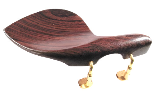 Violin chinrest- Large Strad-Rosewood-Semi Hill-Gold
