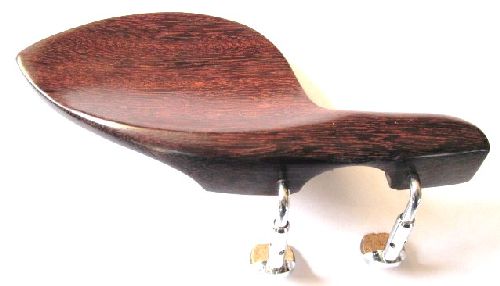 Violin chinrest- Large Strad-Tetul-semi Hill chrome