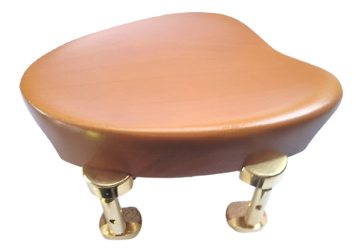Violin chinrest- New Baron-Boxwood-Hill gold