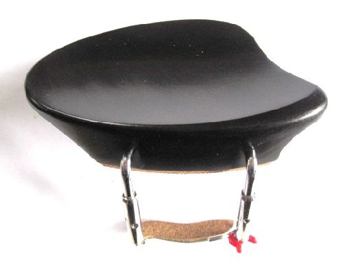Violin chinrest- New Baron-Ebony-chrome
