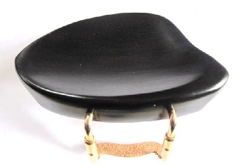 Viola chinrest- New Baron-Ebony-gold