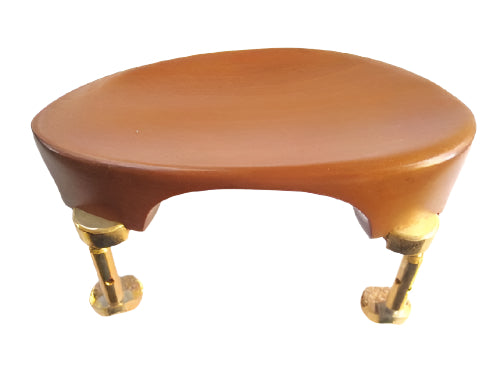 Viola Chinrest- New Flesch-Boxwood-Hill Gold