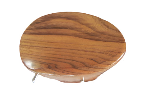 Violin chinrest-"Old Hill" -Teak-side mounted