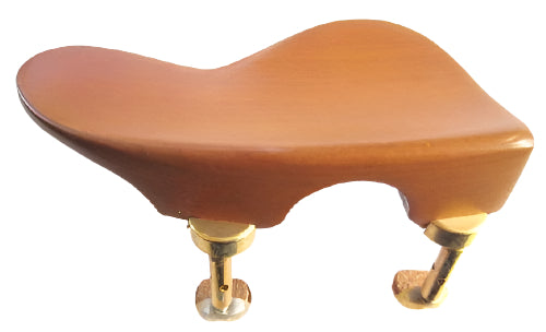 Violin chinrest- Ohrenform-boxwood-Hill gold