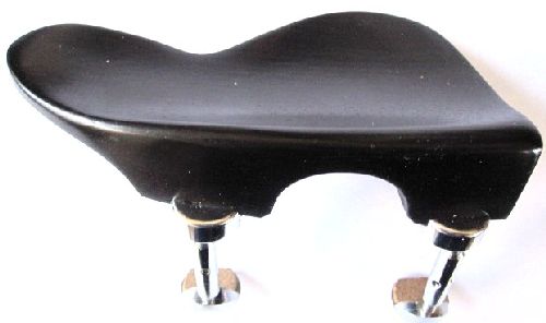 Violin chinrest- Ohrenform-Ebony-Hill