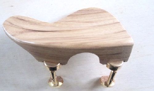 Violin chinrest- Ohrenform-Teak-Hill gold