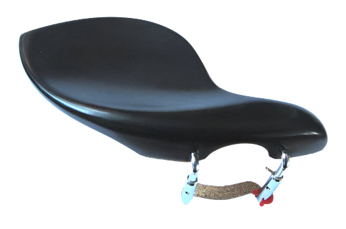 Violin chinrest- Round Guarneri-Ebony