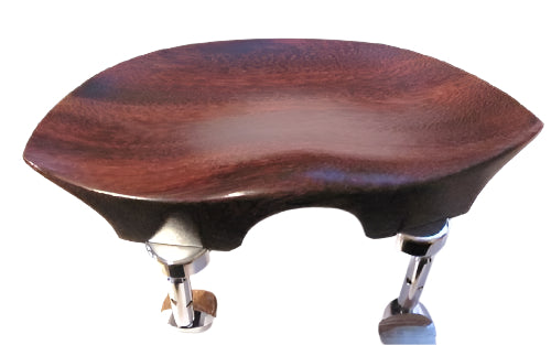 Violin chinrest- Round Flesch-Tetul-Hill Chrome.