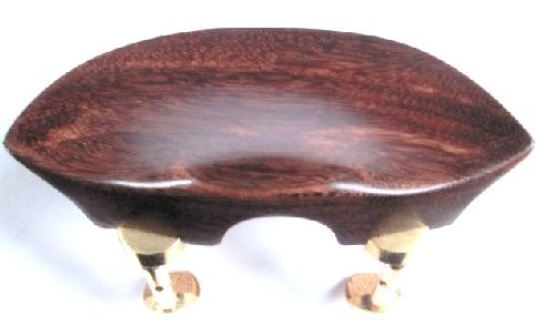 Violin chinrest- Round Flesch-Tetul-Hill gold