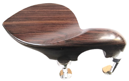 Viola chinrest- Strad-Rose-Hill chrome