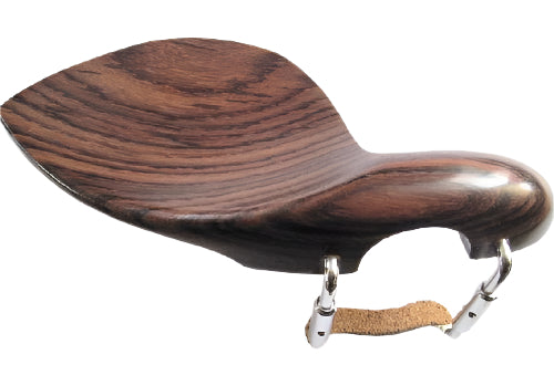 Violin chinrest- Strad-Rosewood-standard chrome