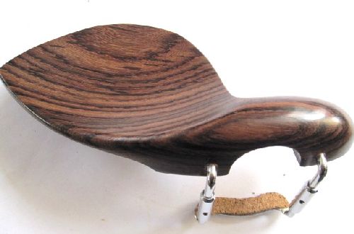 Violin chinrest- Strad-Rosewood-Hill gold