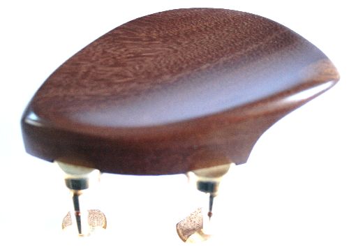 Violin chinrest- Teka-Crabwood-Hill gold