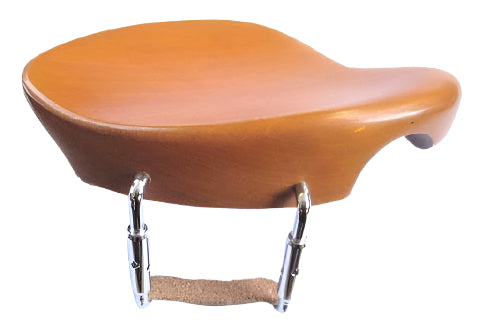 Violin chinrest- Vermeer-Boxwood-Standard chrome