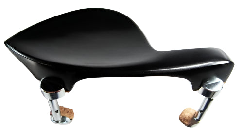 Violin chinrest- Zino-Ebony-Hill chrome