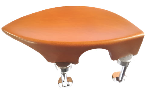 Violin chinrest- Zitman-Boxwood-Hill chrome