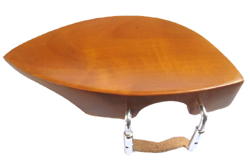 Violin chinrest- Zitmann-Boxwood-Standard Chrome