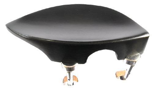 Violin chinrest- Zitmann-ebony-Hill chrome