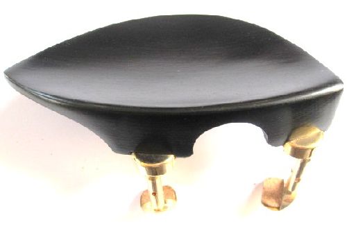 Violin chinrest- Zitmann-Ebony-Hill gold