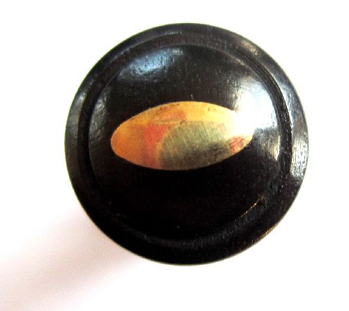 Violin endpin-Ebony- Brass cap eye
