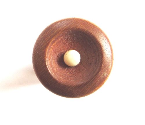 Violin endpin-New Hill-Boxwood-white pin
