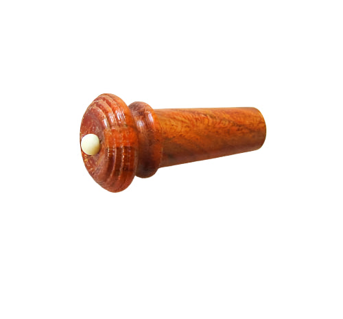 violin endpin-New Hill-California Olive-white pin