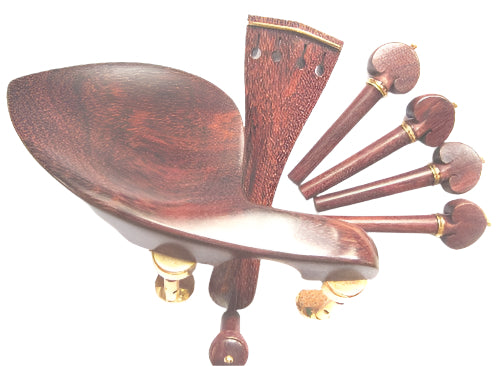 Violin fitting set- Tetul-gold trimme